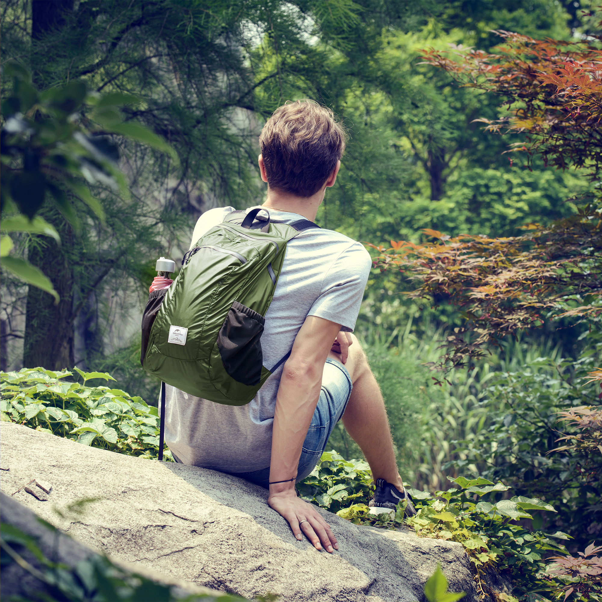 Naturehike ultralight zbaliteľný batoh 18l 120g - zelený
